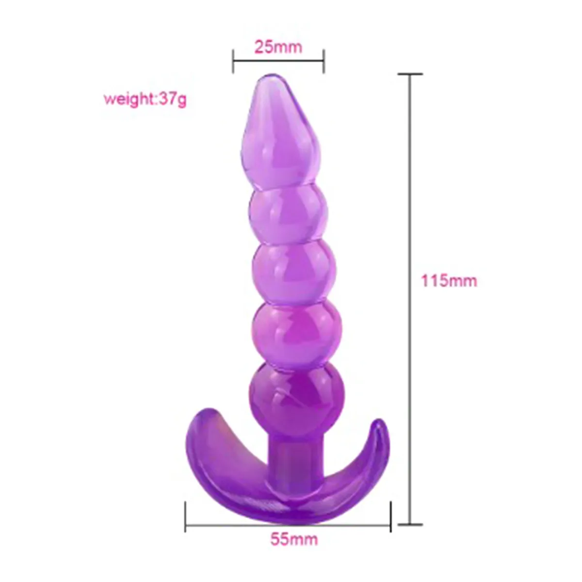 GENERICO - Plug de silicona suave para estimulación