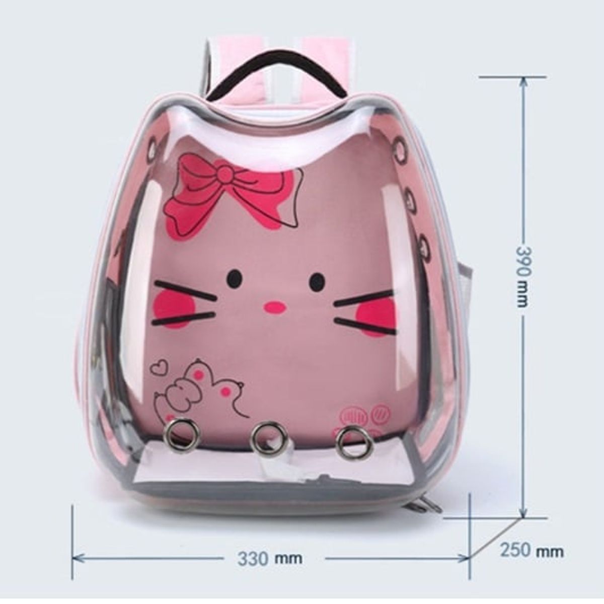 GENERICO - Mochilas para Mascotas para Perros y Gatos Color Rosado