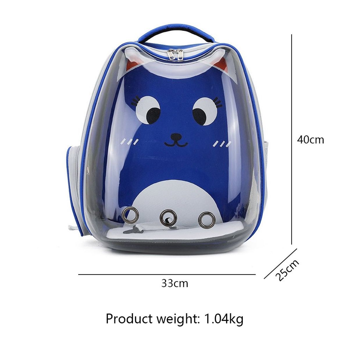 GENERICO - Mochilas para Mascotas para Perros y Gatos Color Azul