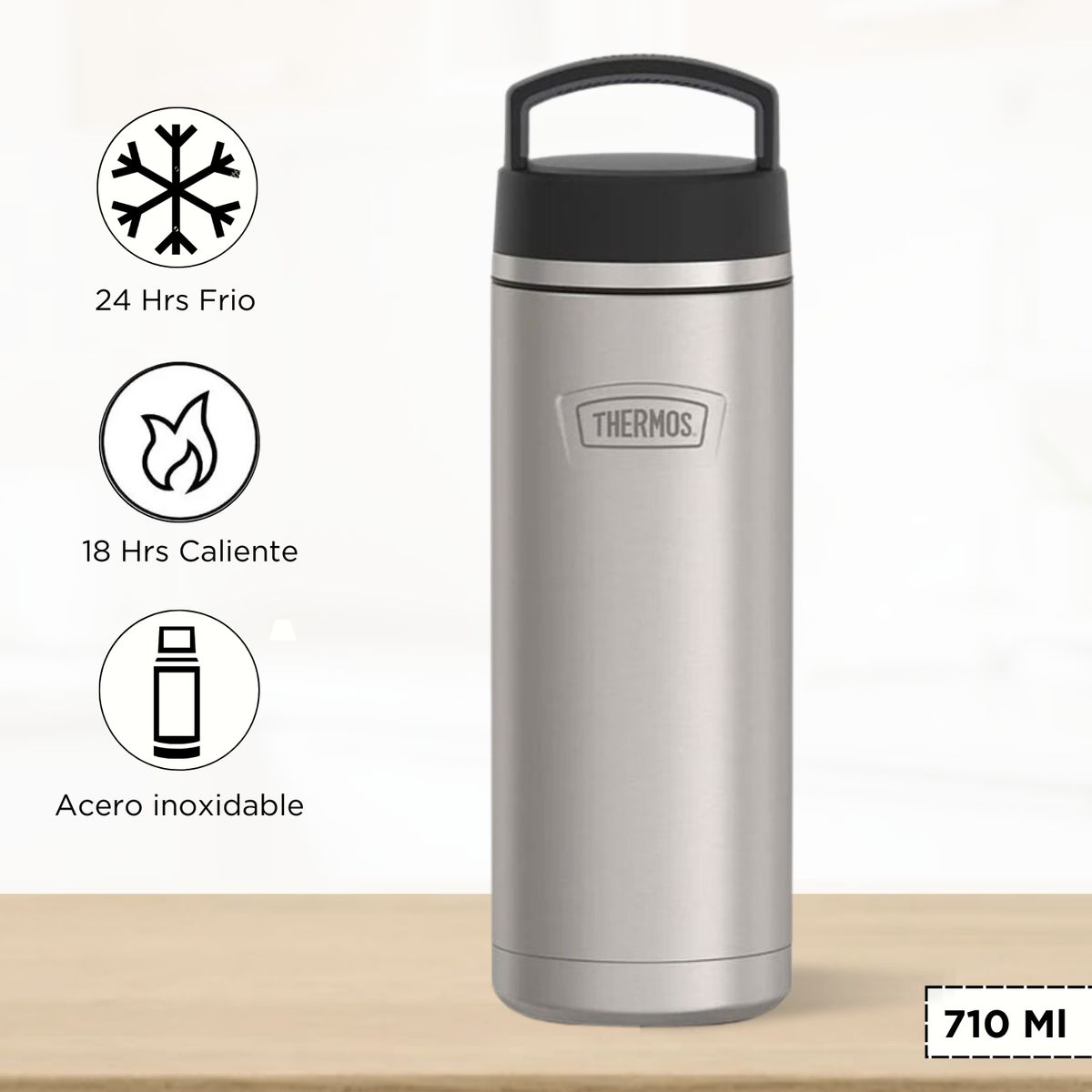 THERMOS - Termo de Bebida Icon 710 Ml Gris