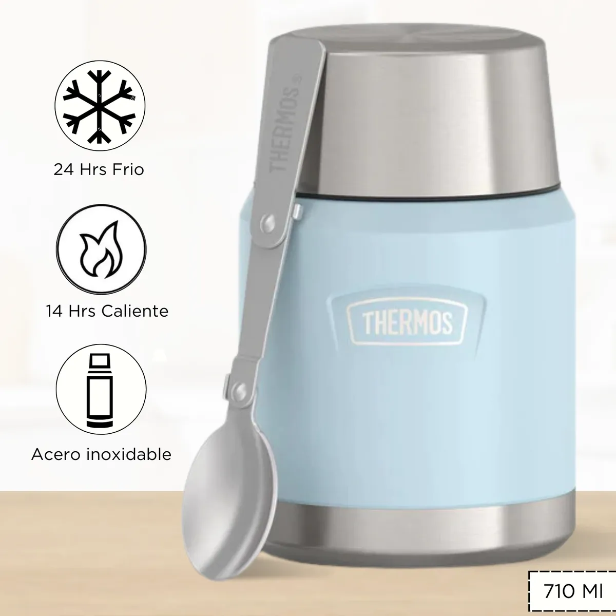 THERMOS - Termo de Comida Icon 710 Ml Celeste