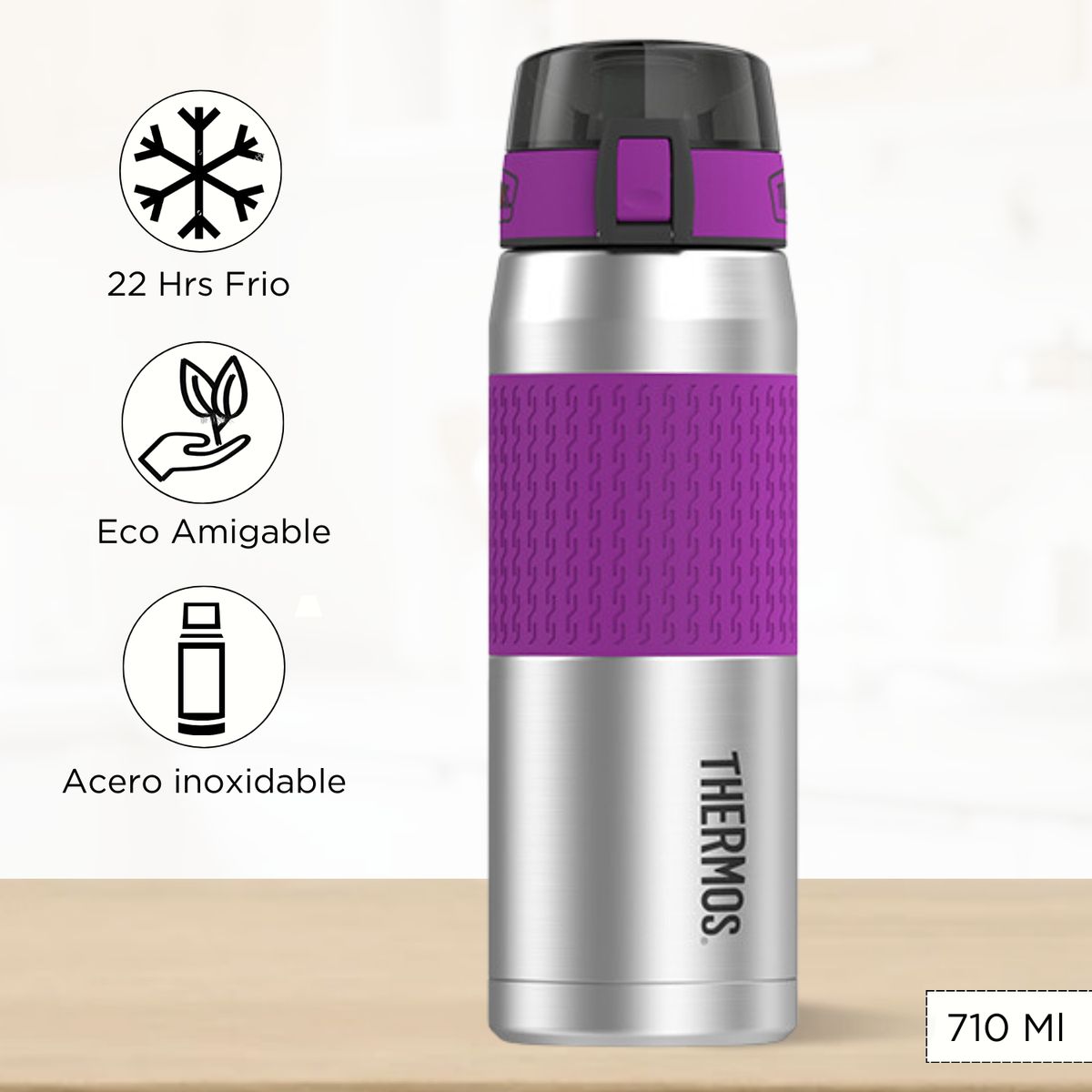 THERMOS - Tomatodo Termico Zero 710 Ml Morado