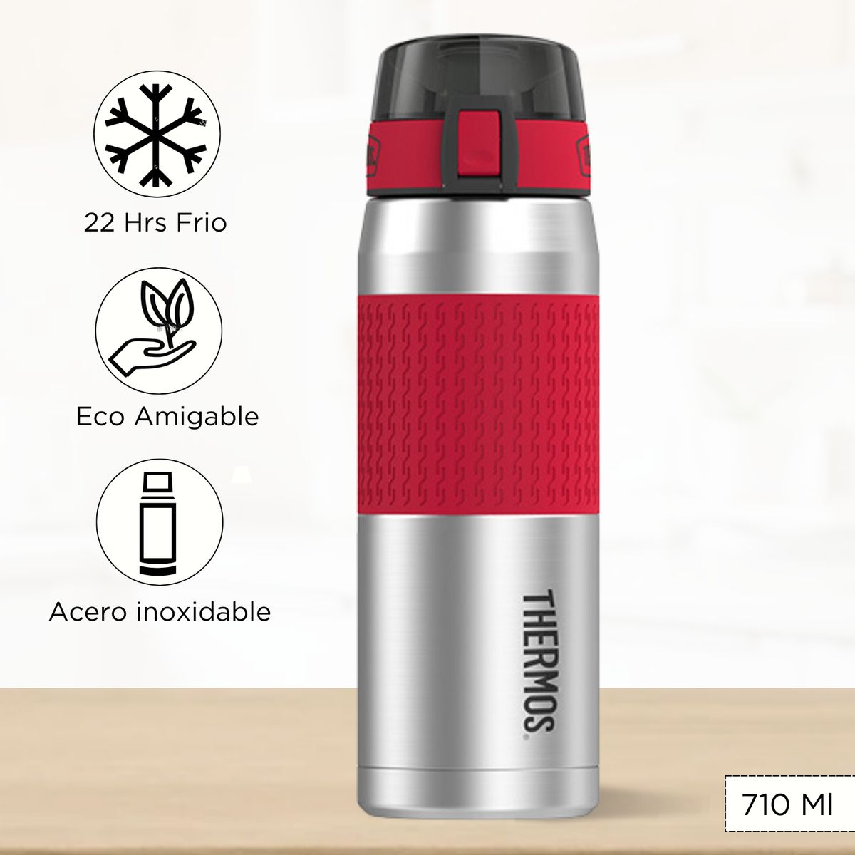 THERMOS - Tomatodo Termico Zero 710 Ml Rojo