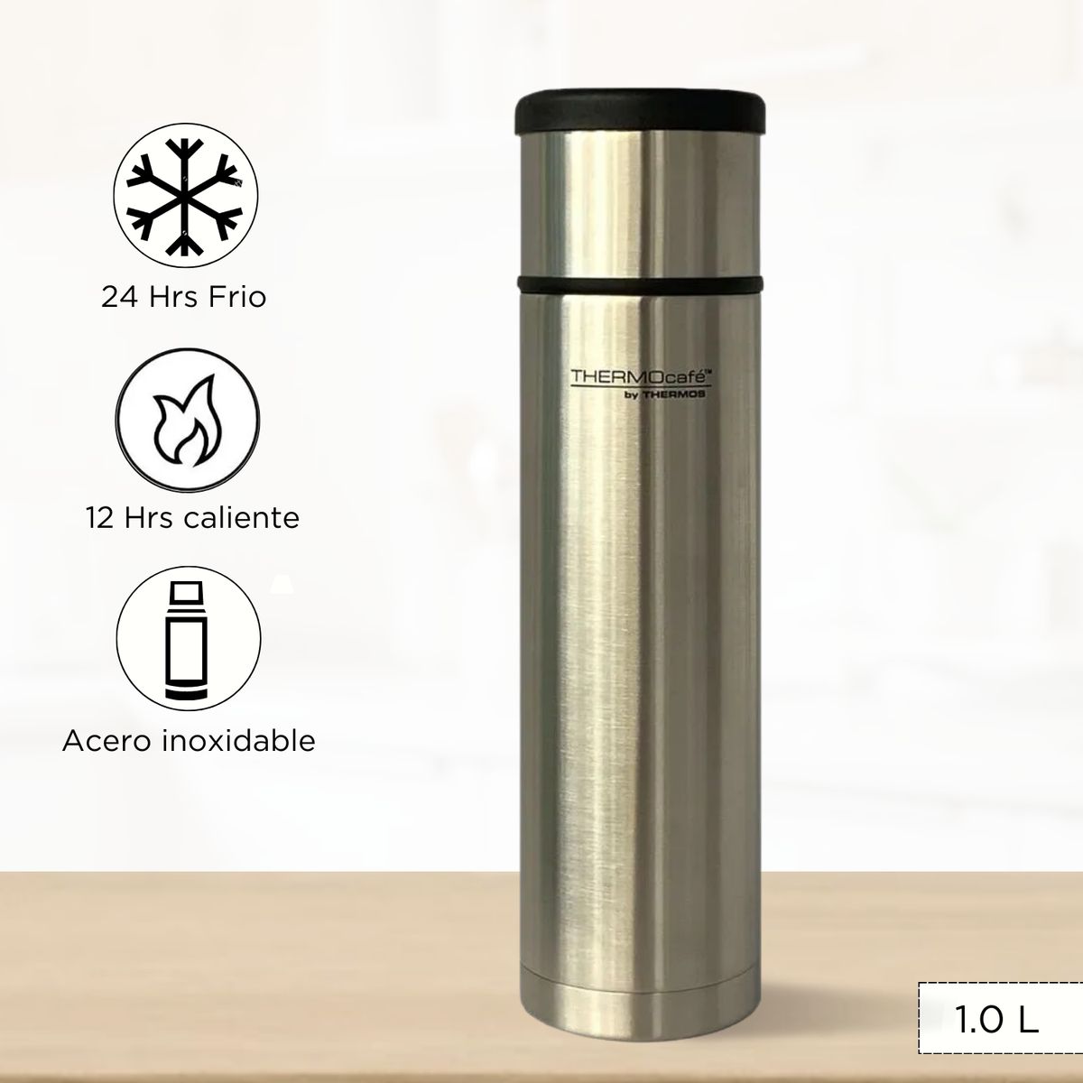 THERMOS - Termo de Bebida Every 1.0 Lt Negro