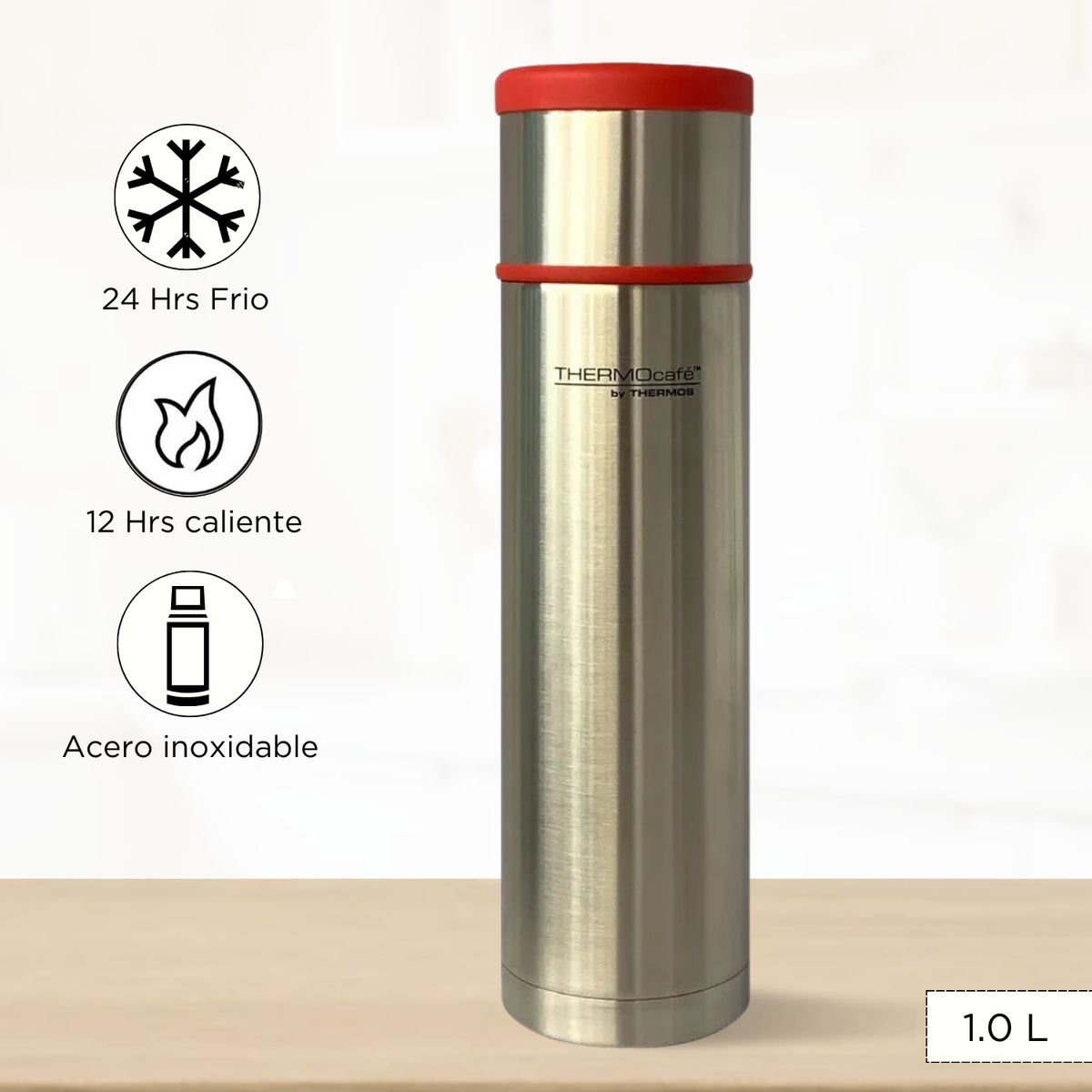 THERMOS - Termo de Bebida Every 1.0 Lt Rojo