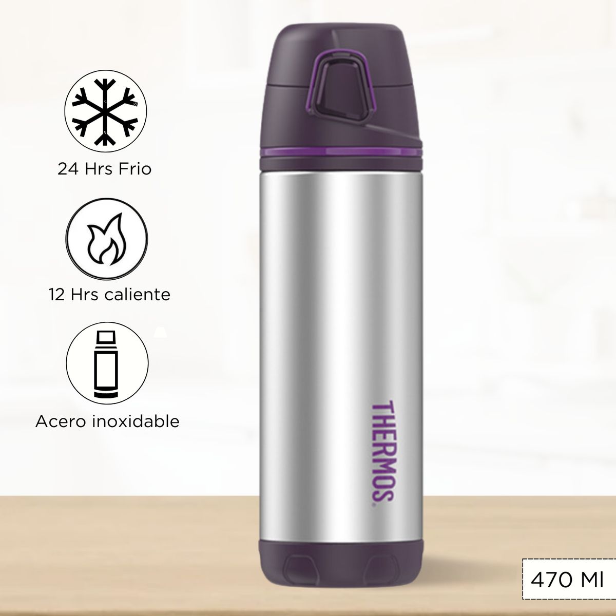 THERMOS - Termo de Bebida Astro 470 Ml Morado