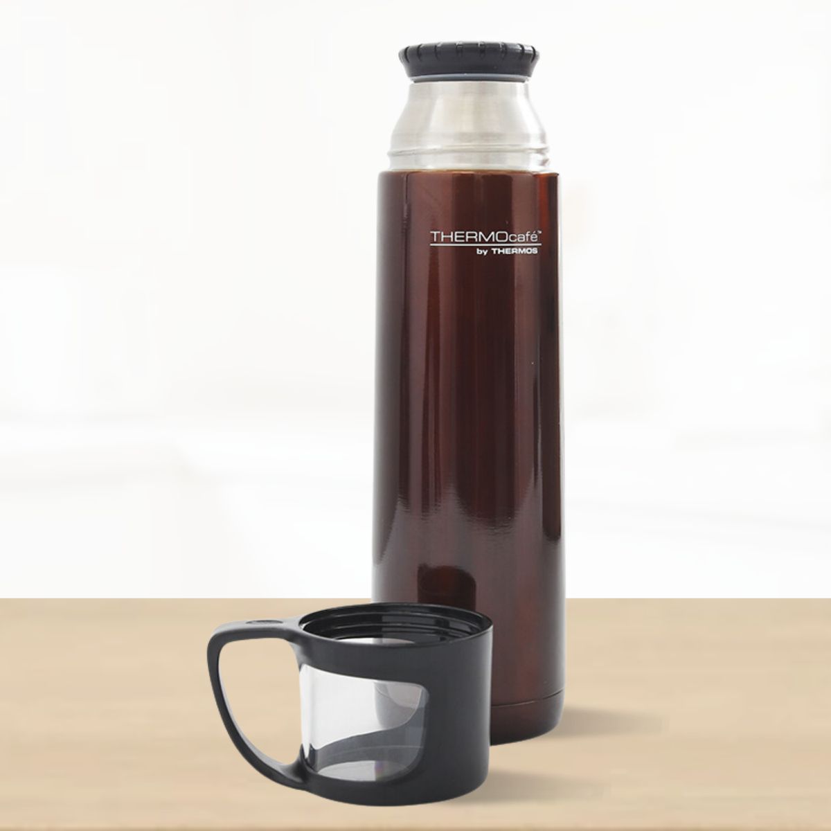 THERMOS - Termo de Bebida con Taza 500 Ml Café