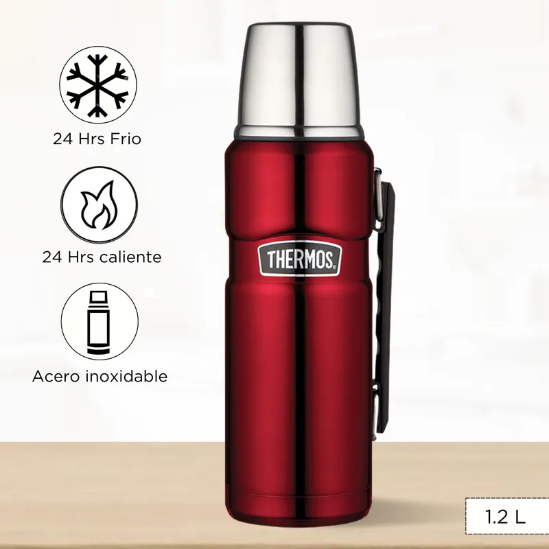 THERMOS - Termo de Bebida King 1.2 LT Rojo