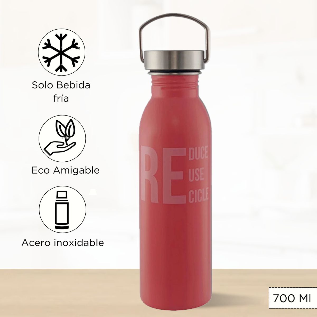 THERMOS - Tomatodo Deportivo Planeta 700 Ml Rosado