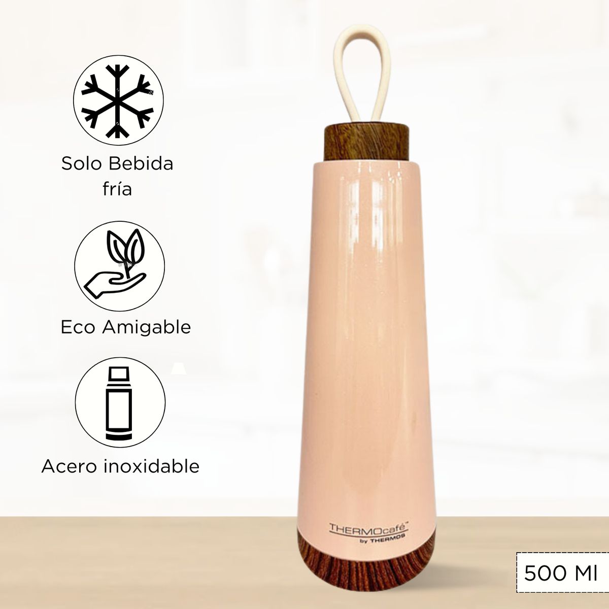 THERMOS - Tomatodo Deportivo Eco Bottle 500 Ml Rosado