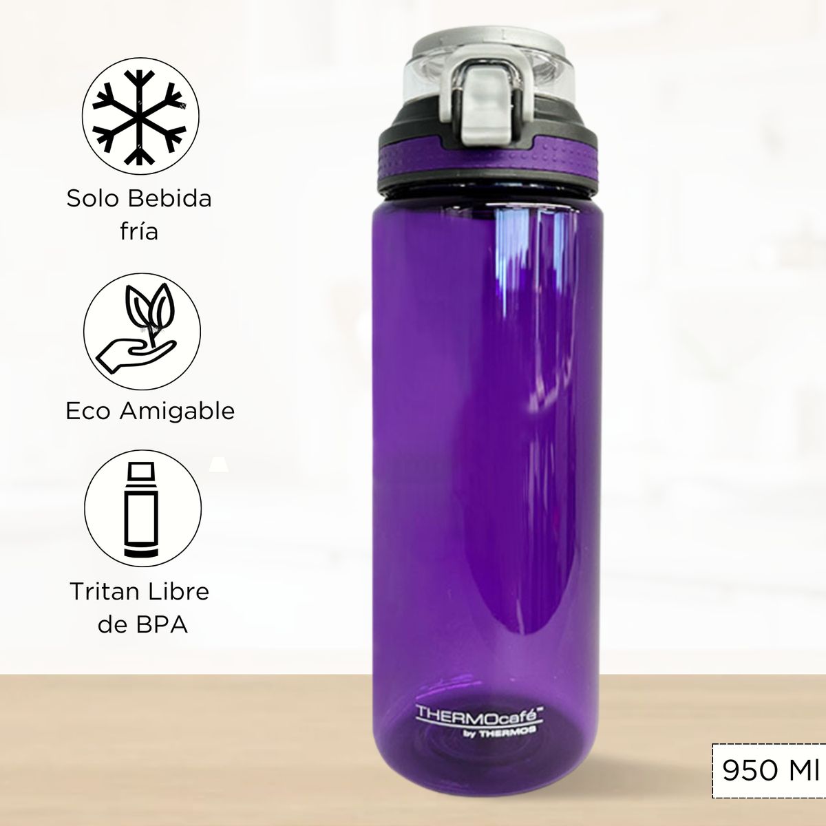 THERMOS - Tomatodo Deportivo Clasico Thermos 950 Ml Morado