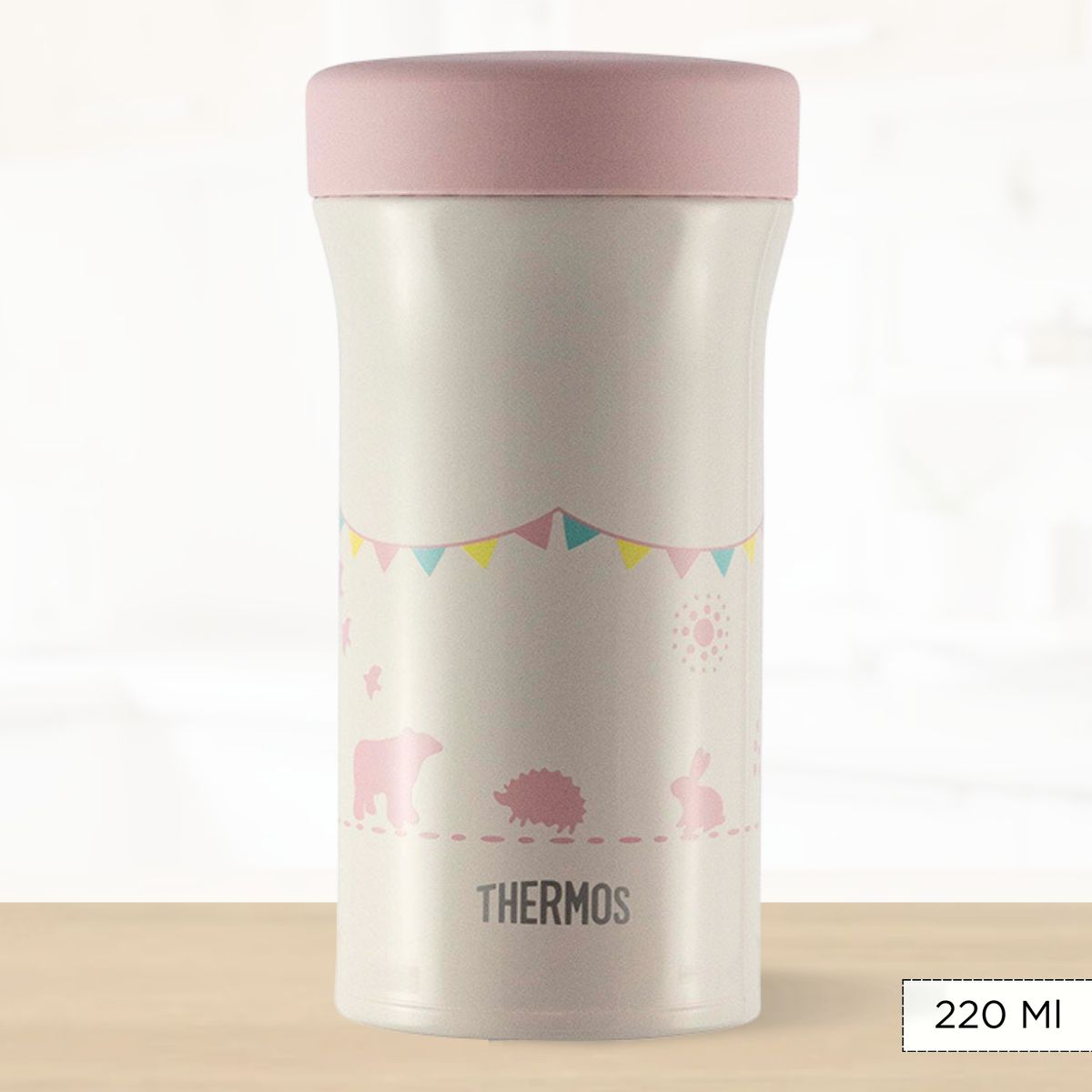 THERMOS - Conservador de comida para niños Baby Jar 220 Ml Rosado