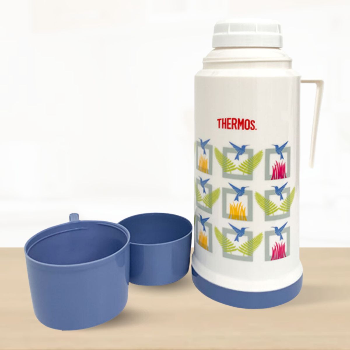 THERMOS - Termo de Bebida para Hogar FANTASÍA COLIBRÍ 1.0 Lt