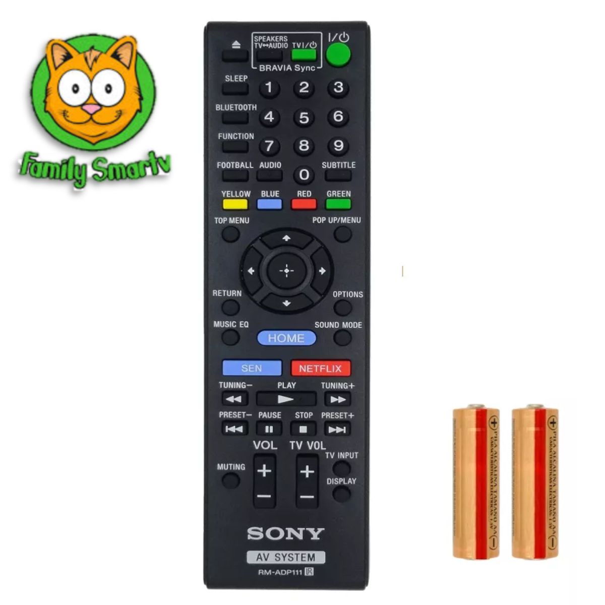 GENERICO - Control remoto para Bluray Sony Home Theater