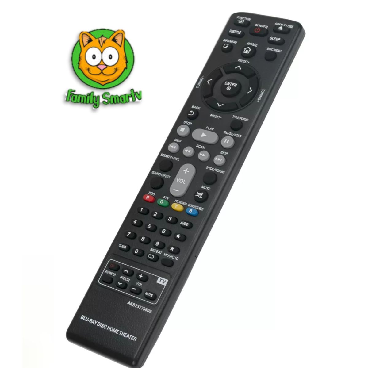 GENERICO - Control Remoto para LG Home Theater Dvd Bluray  Pilas