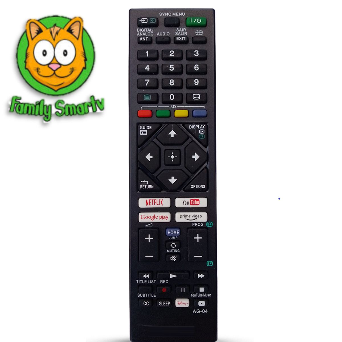 UNIVERSAL - Control Remoto para Bluray Sony Modelo 2024