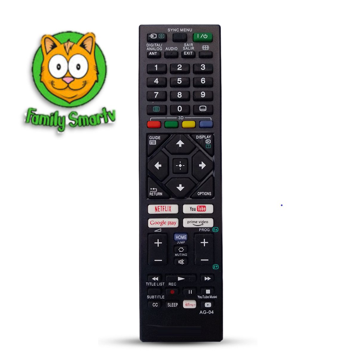 UNIVERSAL - Control Remoto para Bluray Sony Modelo 2024