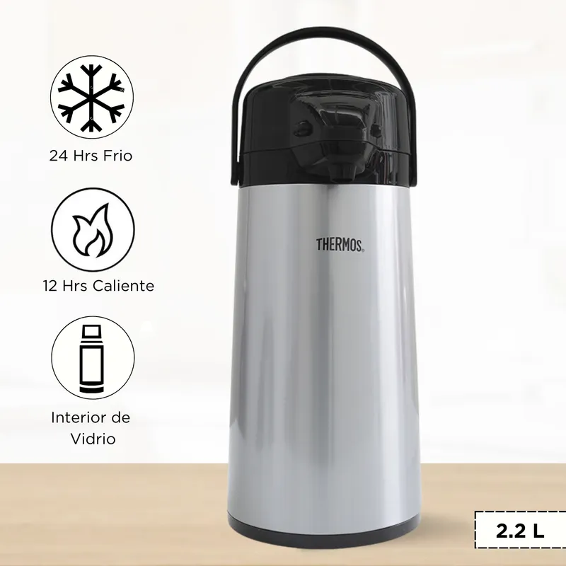 THERMOS - Termo Sifón Pump Pot - Acabado 2.20 L