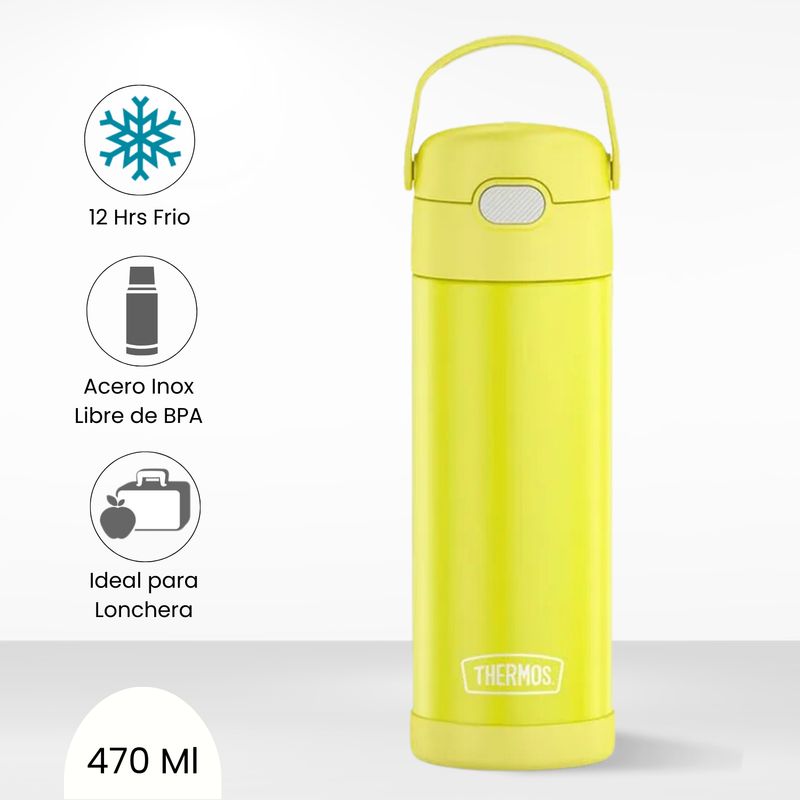 THERMOS - Tomatodo Térmico para Niños Yolo 470ml Amarillo