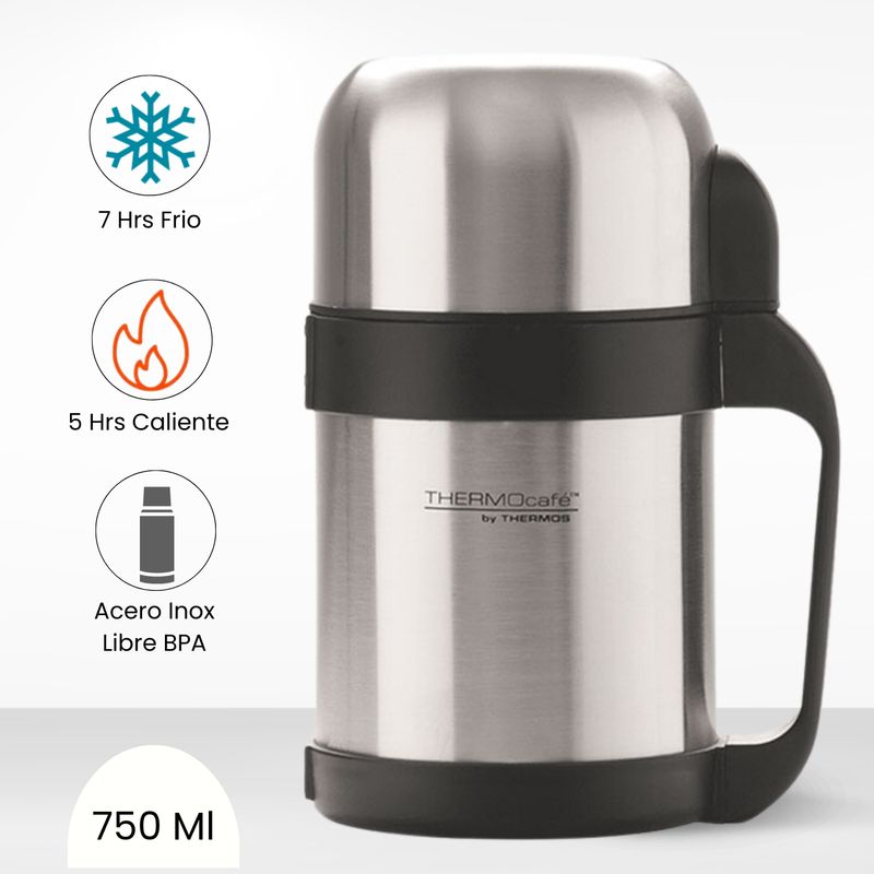 THERMOS - Termo de Comida Multipropósito 750ml Plateado
