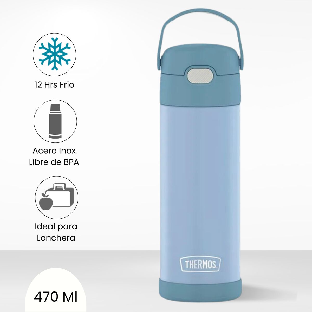 THERMOS - Tomatodo Térmico para Niños Yolo 470ml Azul