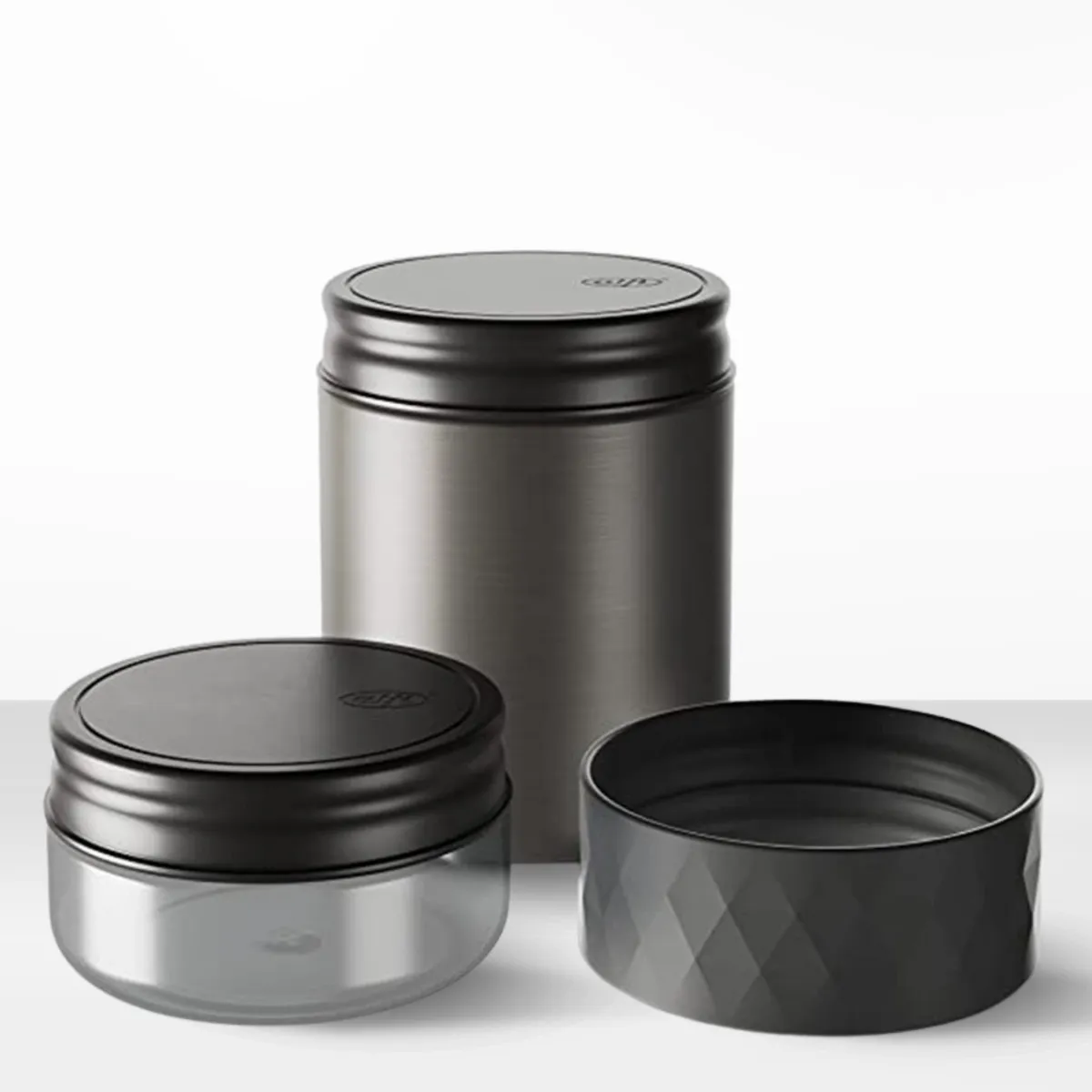 THERMOS - Termo de Comida 2 en 1 Alfi 500ml Negro