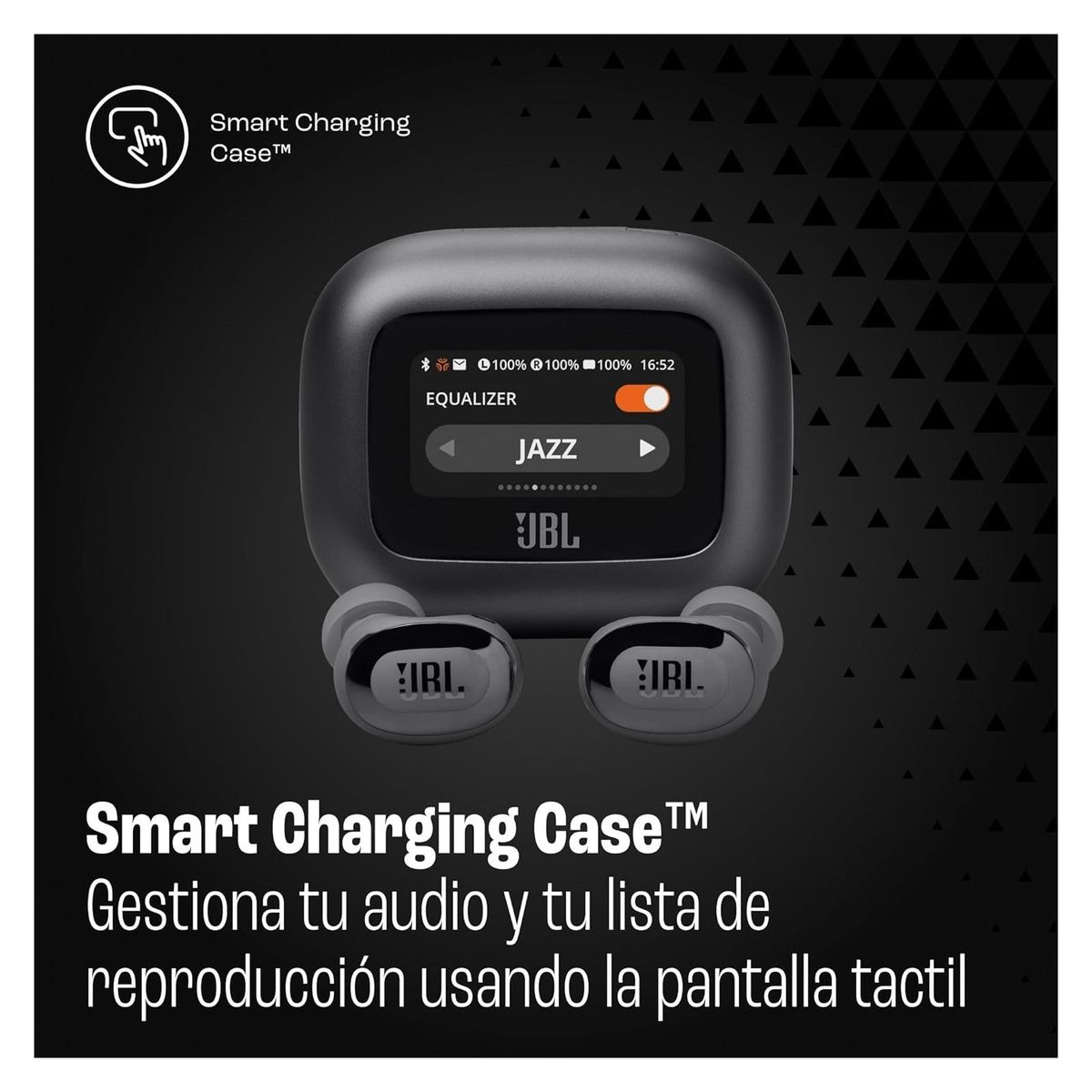 JBL - JBL - Audífono Live Buds 3 ANC Perfect Fit IP55 - Negro