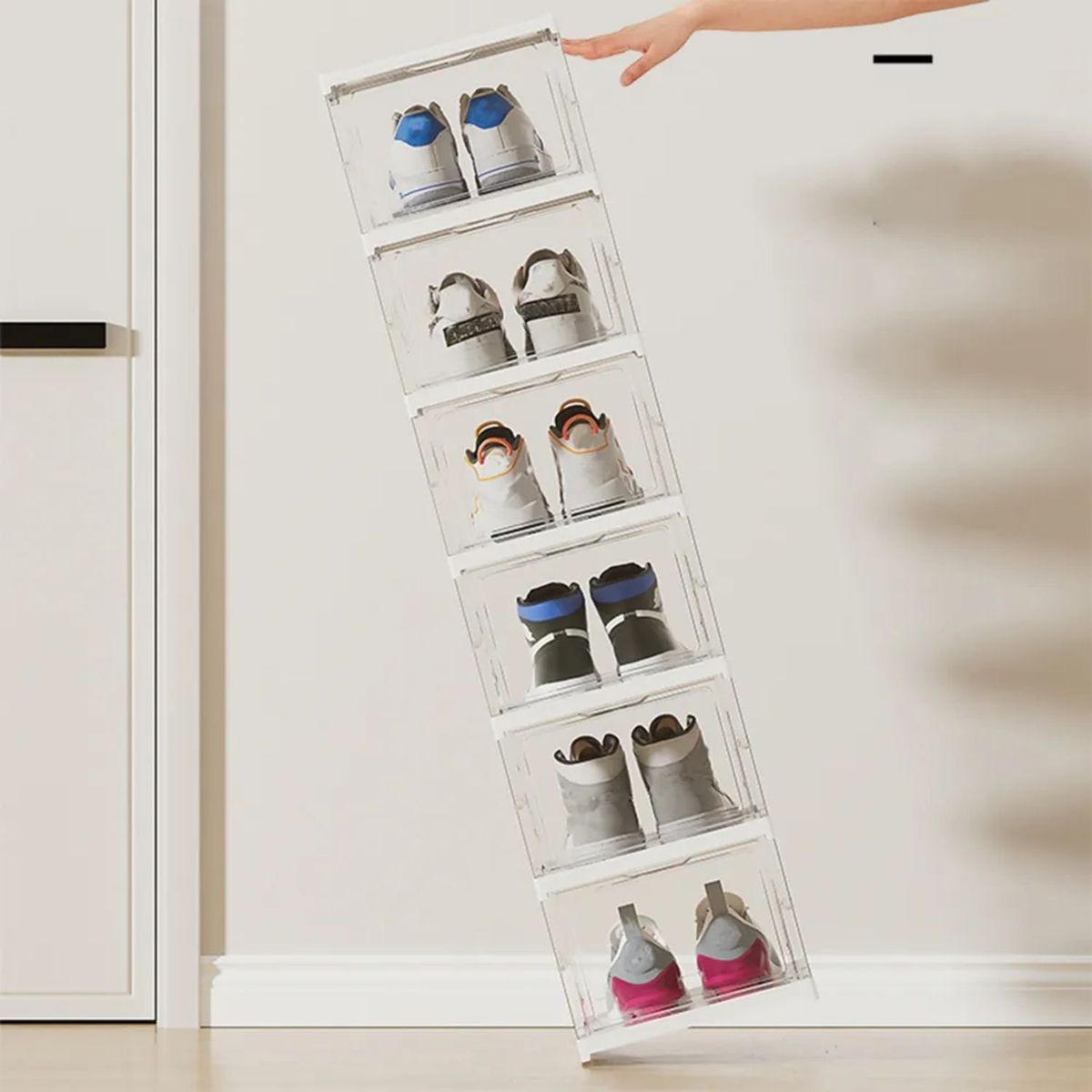 GENERICO - Zapatero de Acrilico de 6 Niveles