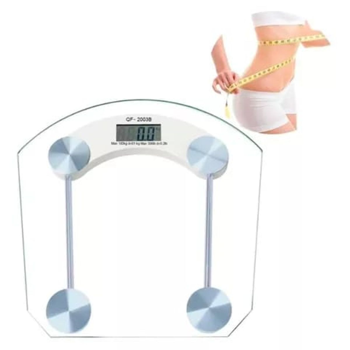 GENERICO - Balanza Digital Personal Scale de vidrio Templado