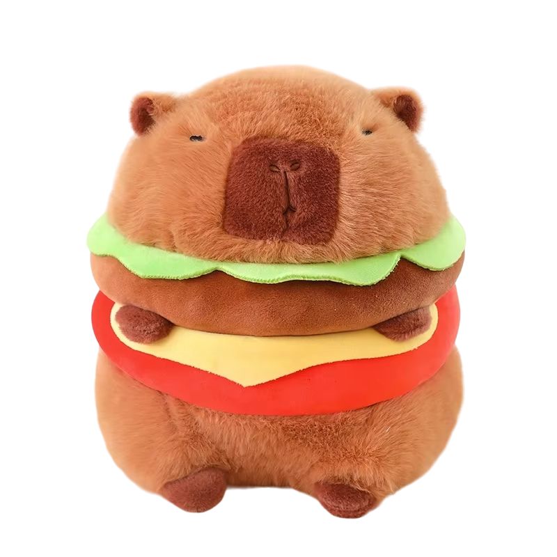 GENERICO - PELUCHE CAPIBARA BURGUER 35CM