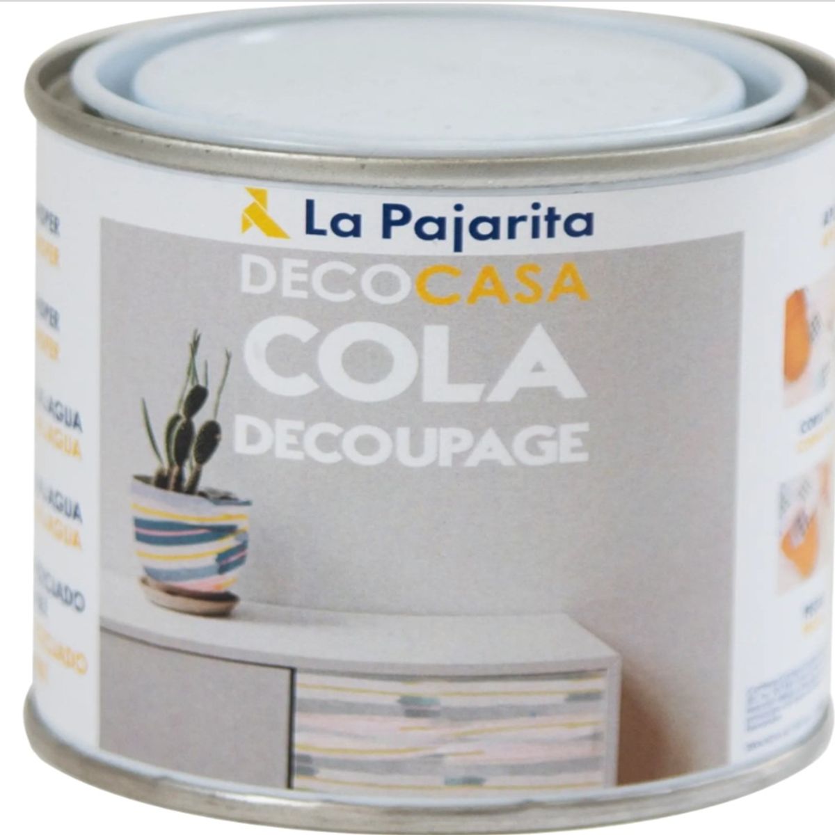 LA PAJARITA - Cola Transparente Decoupage 250ml