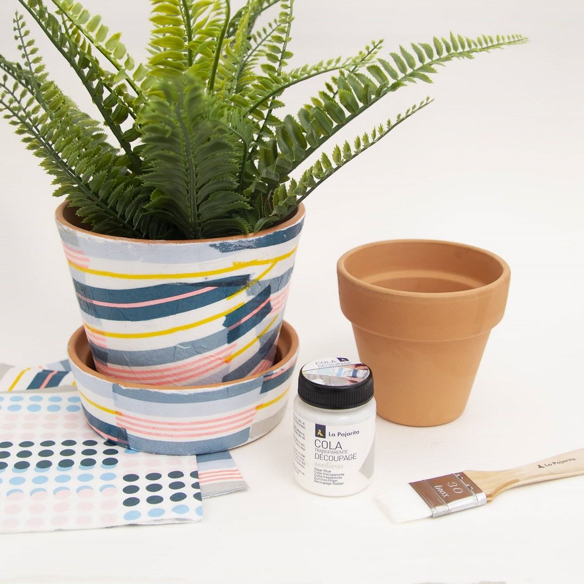 LA PAJARITA - Cola Transparente Decoupage 250ml