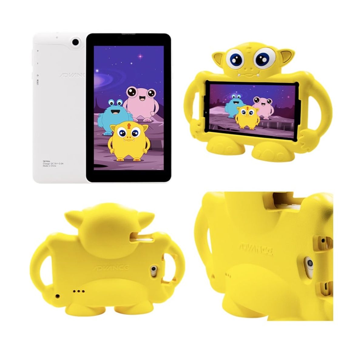 ADVANCE - Tablet Advance Intro TR7996 7 Pulgadas IPS Android 11 Go 3G DualSIM 32GB RAM 2GB Amarillo