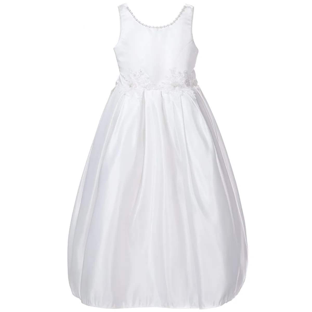 GENERICO - Vestido para Niña Blanco Cisne Blanco