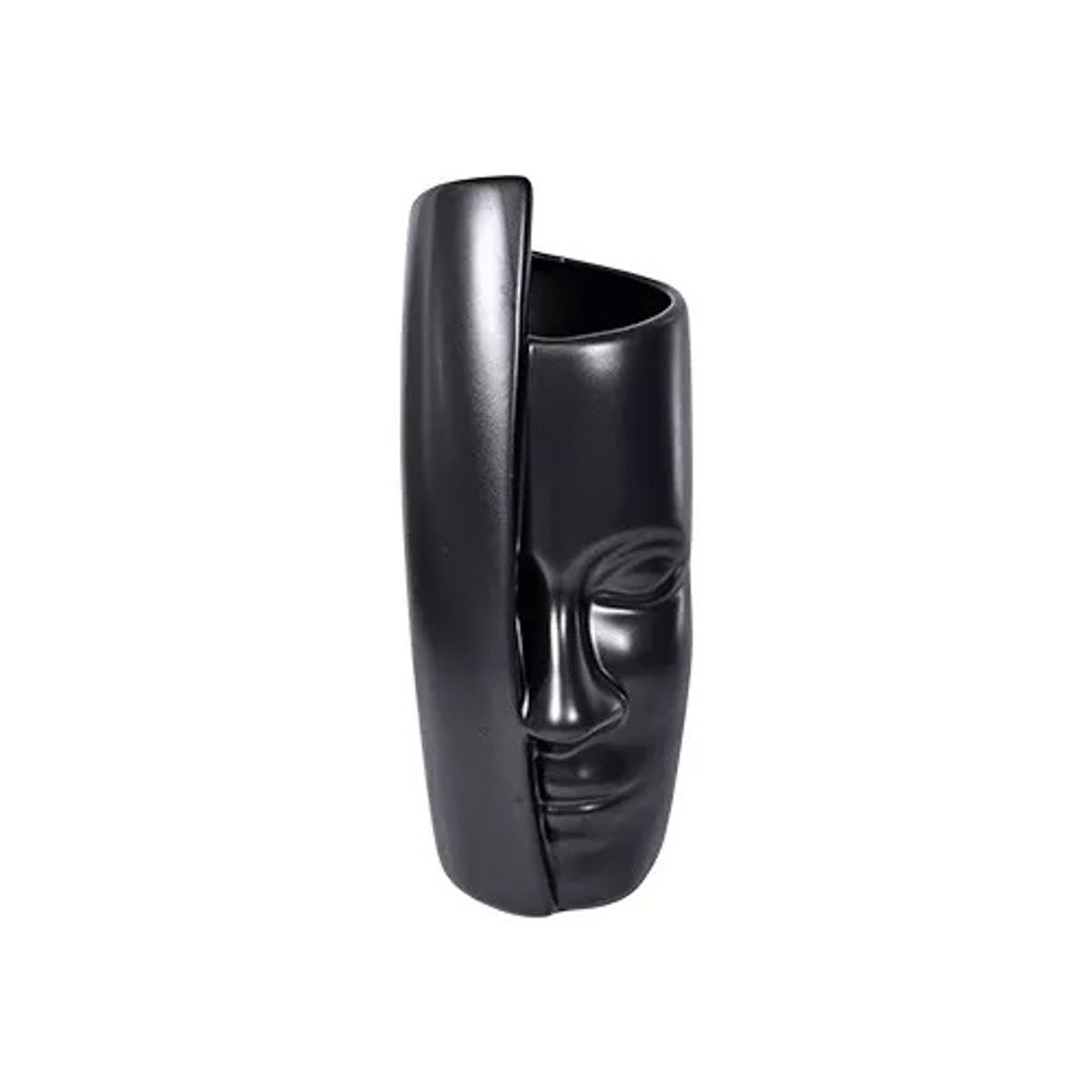 GENERICO - Adorno Jarrón Florero facial de cerámica estilo nórdico