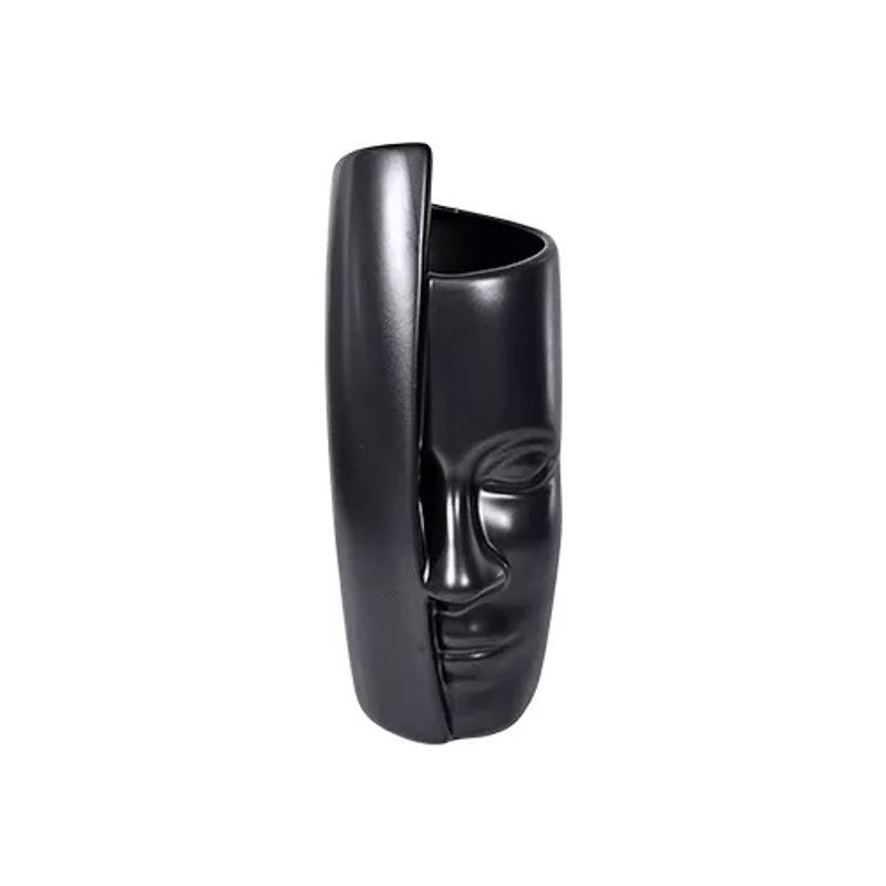 GENERICO - Adorno Jarrón Florero facial de cerámica estilo nórdico