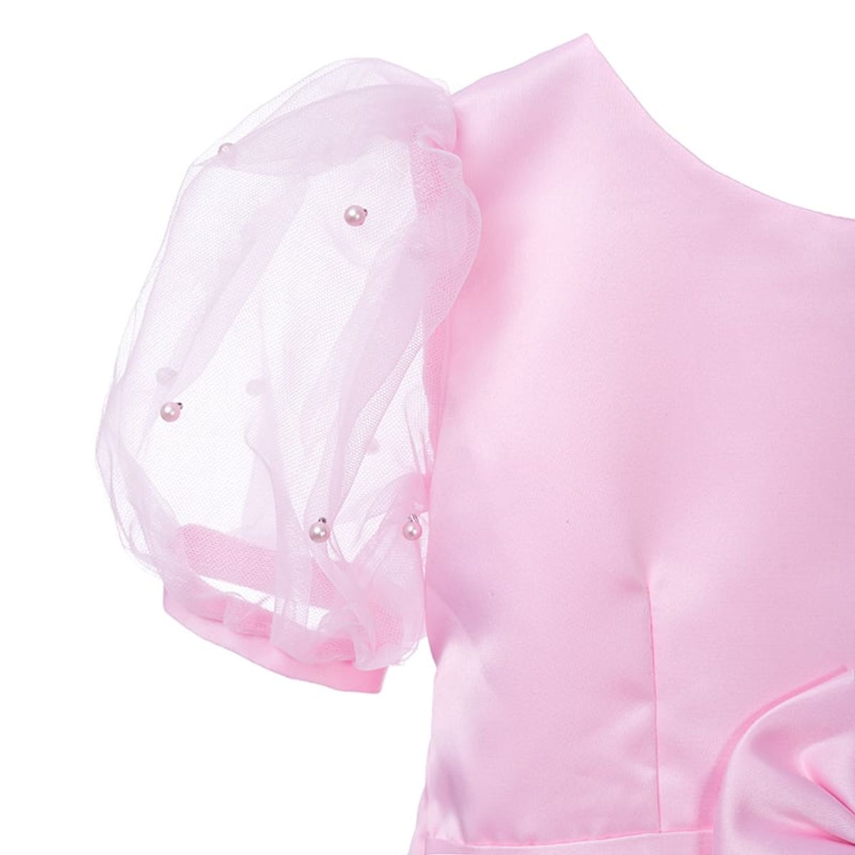 GENERICO - Vestido para Niña Rosado de Fiesta Perla