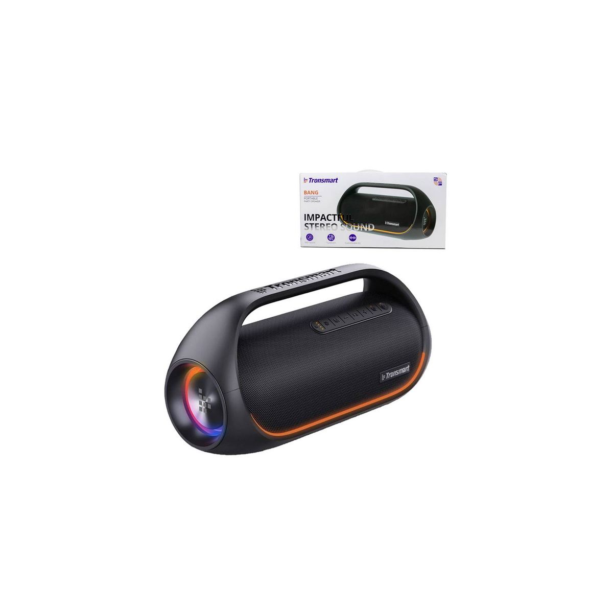 TRONSMART - Parlante Bluetooth Tronsmart Bang 60w  Stereo Sound Negro
