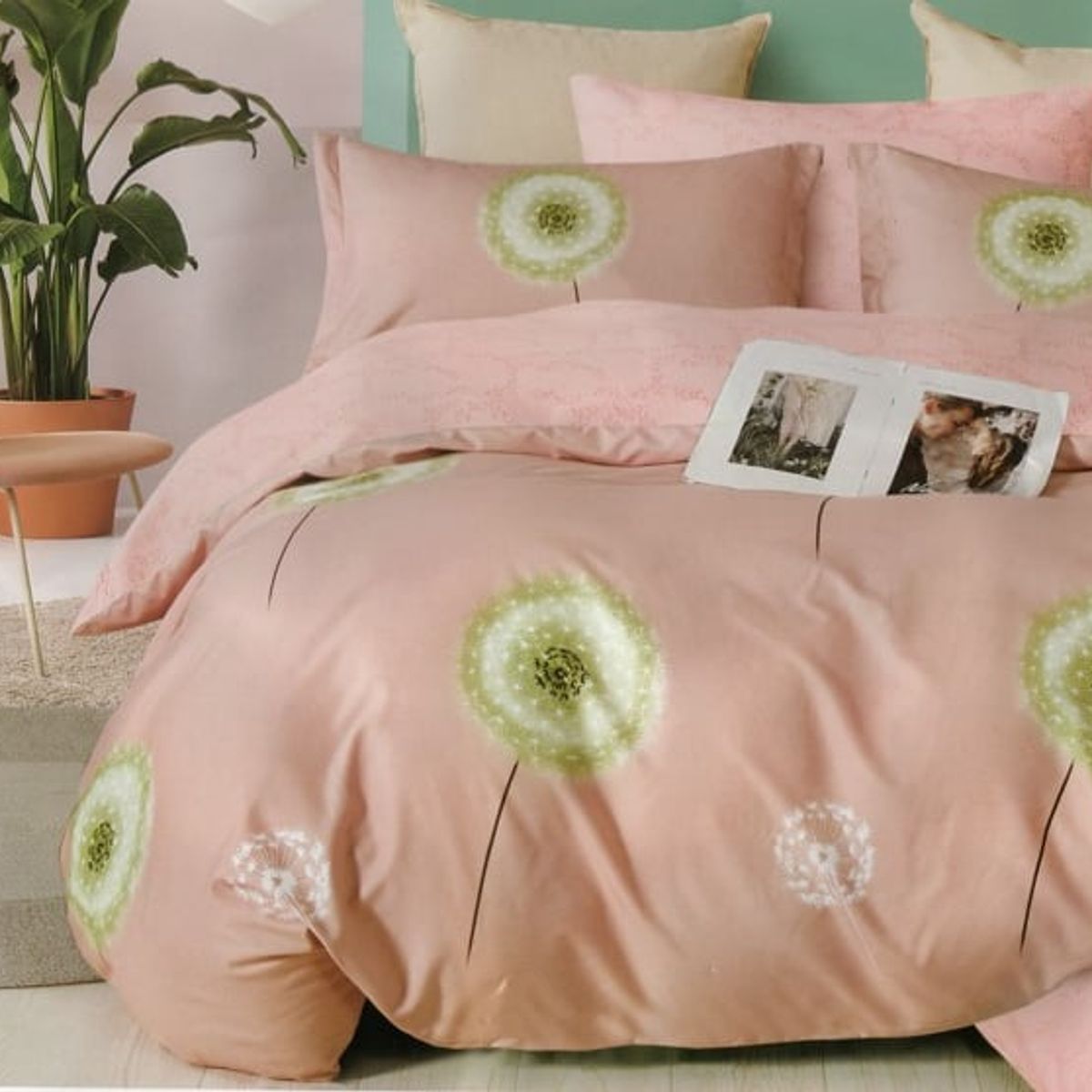 MINGDA - Set de Edredón QUEEN + Sabanas + Fundas 100% Calidad Premiun