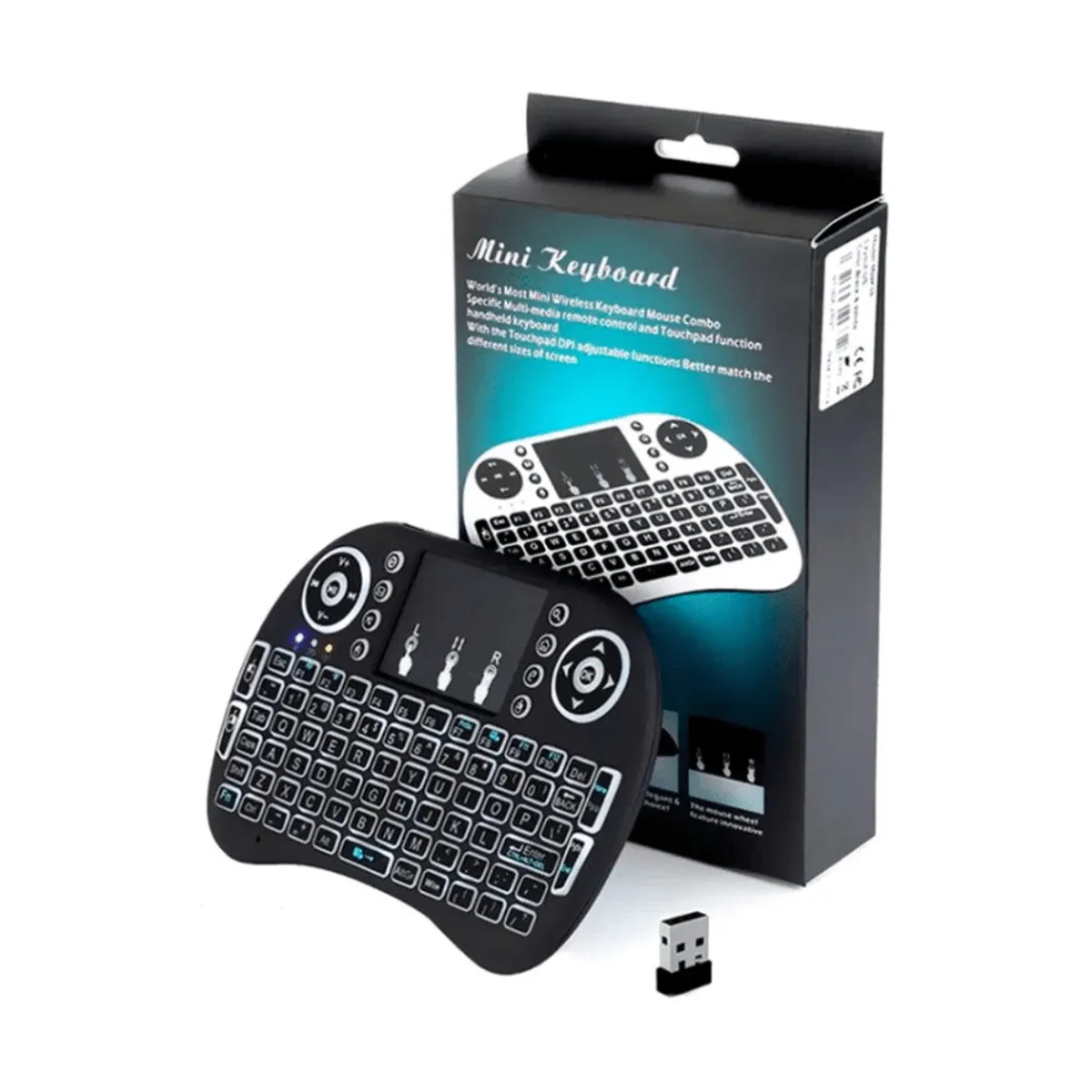GENERICO - CONTROL REMOTO MINI TECLADO MOUSE BLUETOOH PARA TV  PC  PS5  PS4