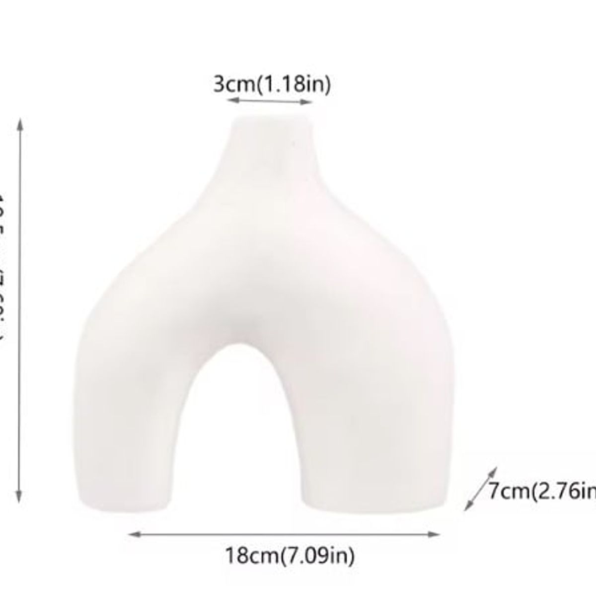 GENERICO - Adorno Jarrón Florero de cerámica nórdico