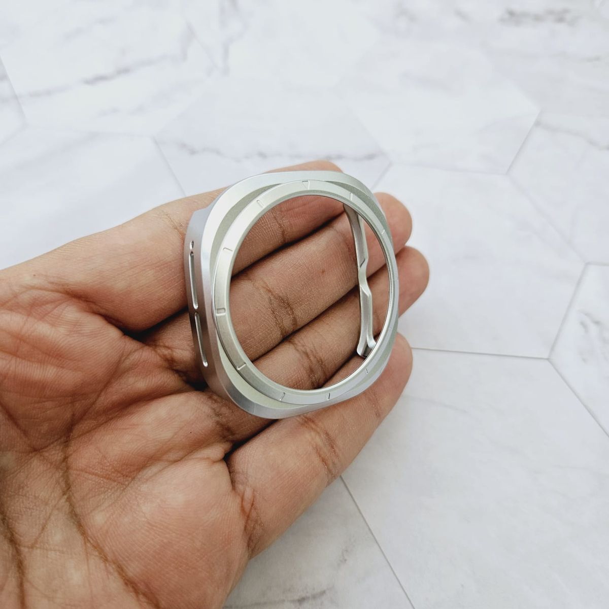 GENERICO - Case Bumper para SAMSUNG GALAXY WATCH 7 ULTRA - Plata