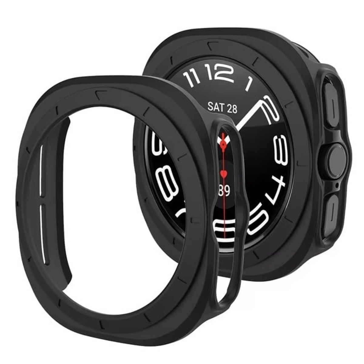 GENERICO - Case Bumper para SAMSUNG GALAXY WATCH 7 ULTRA - Negro