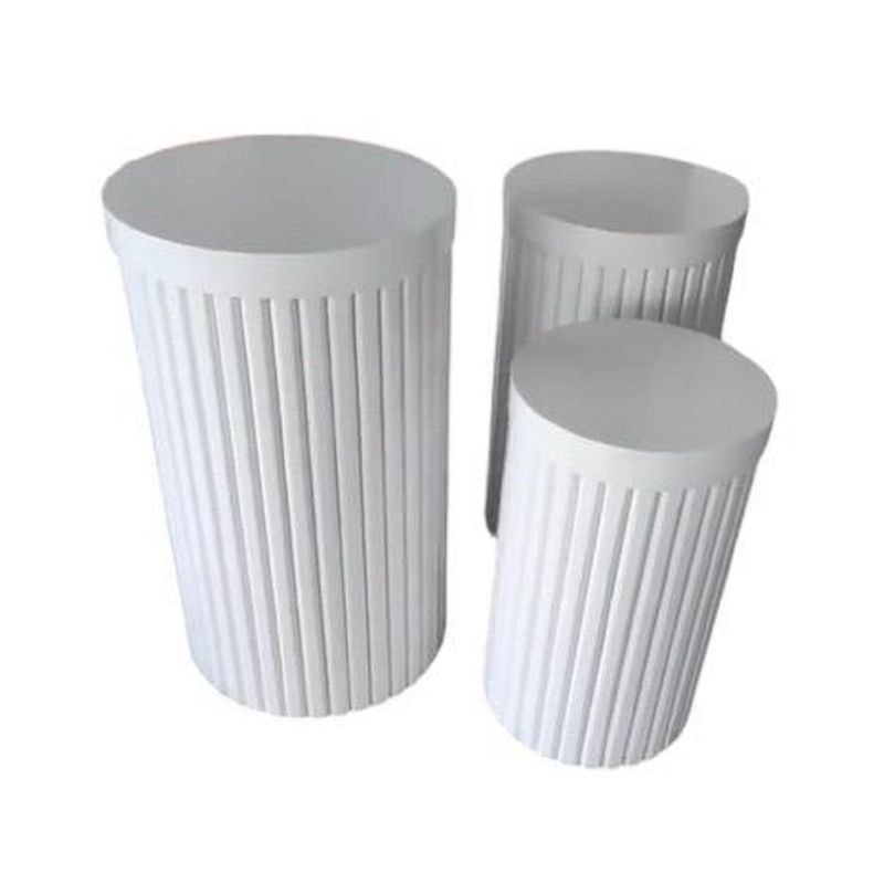 OEM - 3 MESAS CILINDRO ROMANA DE TRUPAN + ARO METAL