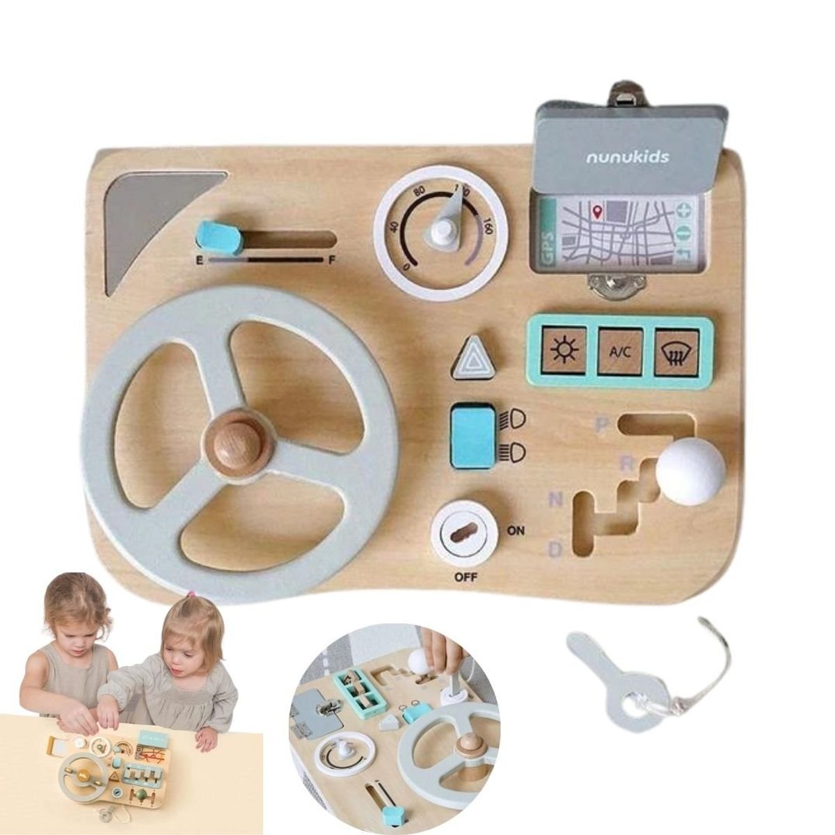 GENERICO - Juego Interactivo Tablero Volante De Conducción Para Niños