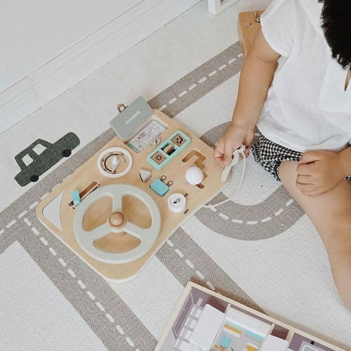 GENERICO - Juego Interactivo Tablero Volante De Conducción Para Niños