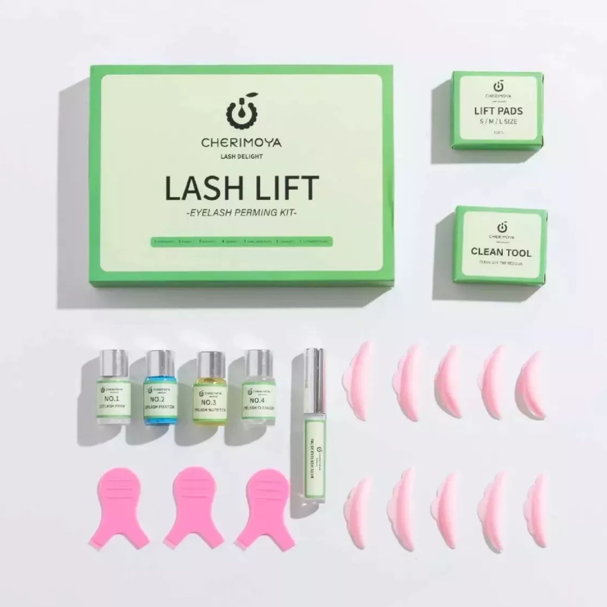 CHERIMOYA - KIT DE LIFTING DE PESTAÑAS LASH LIFT CHERIMOYA