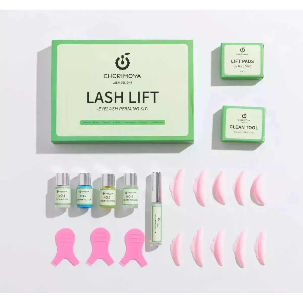 CHERIMOYA - KIT DE LIFTING DE PESTAÑAS LASH LIFT CHERIMOYA