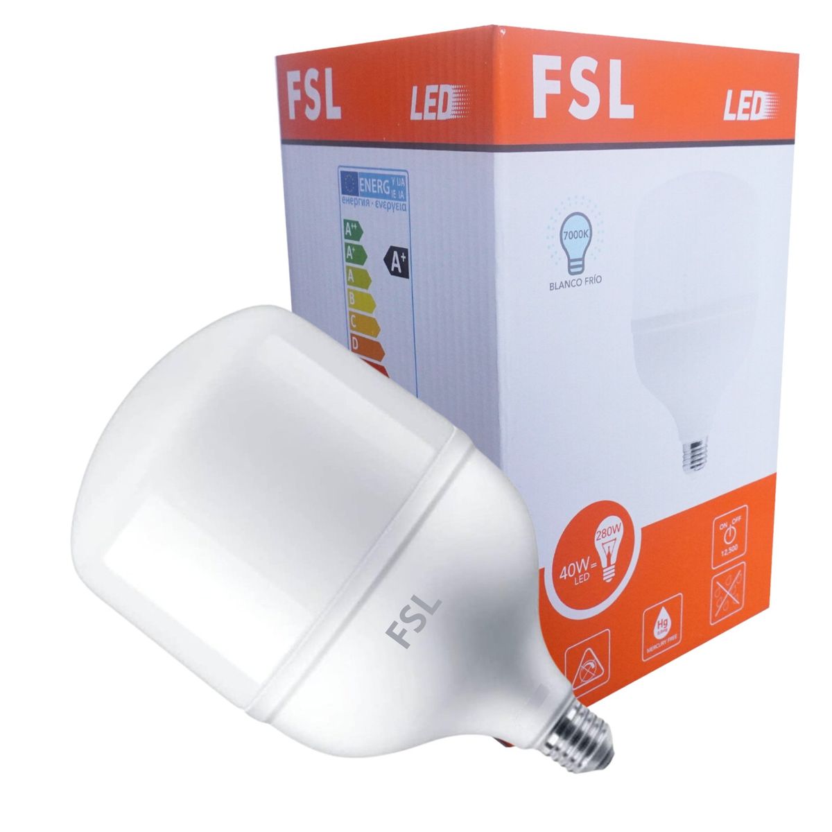 UYUSTOOLS - Foco led 40W POTENCIA luz blanco foco FSL