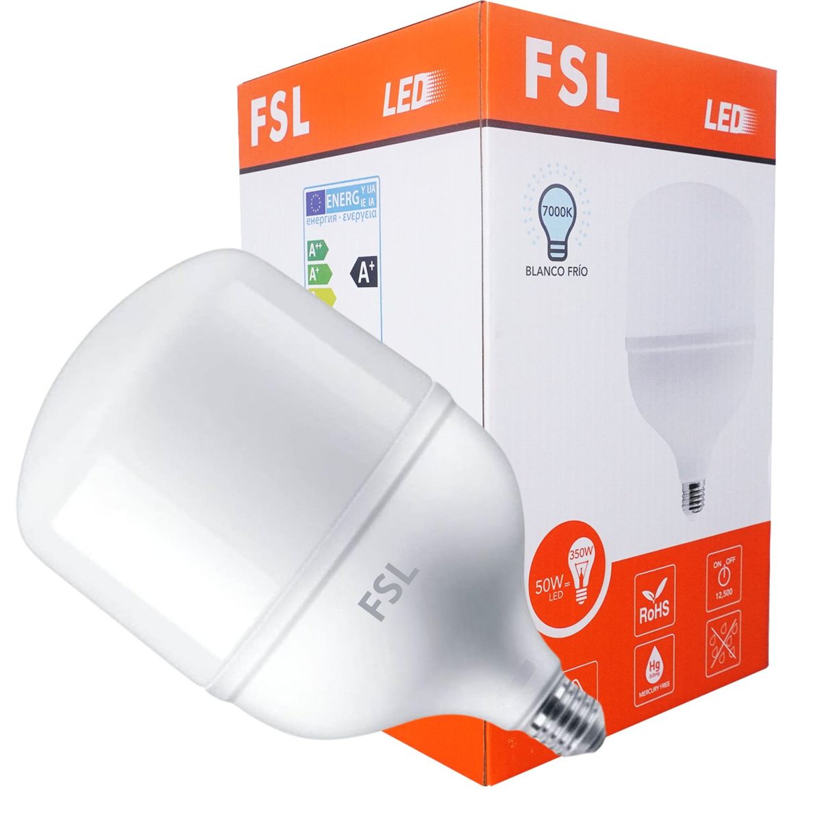 UYUSTOOLS - Foco led 50W POTENCIA luz blanco foco FSL PACK 3 UNIDADES